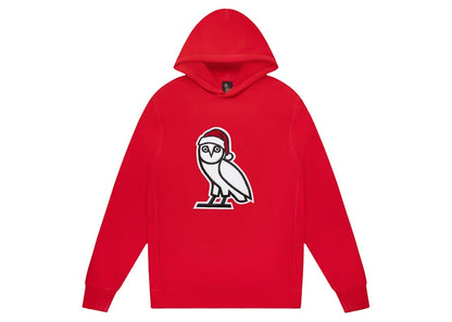OVO Holiday Owl Hoodie (FW21) Red