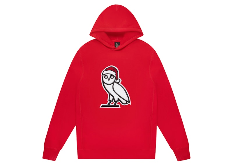 OVO Holiday Owl Hoodie (FW21) Red
