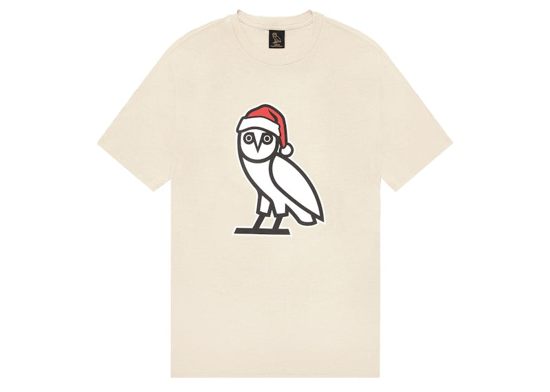 OVO Holiday Owl T-shirt Cream