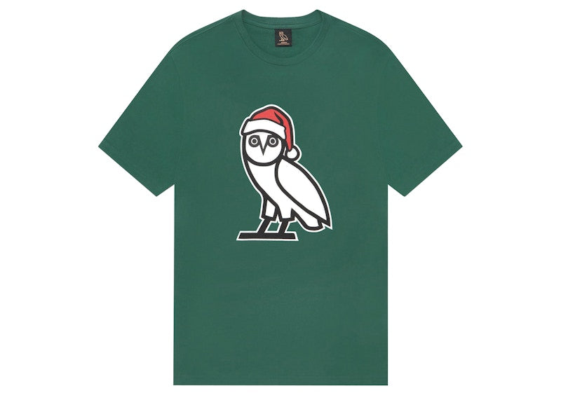 OVO Holiday Owl T-shirt Green
