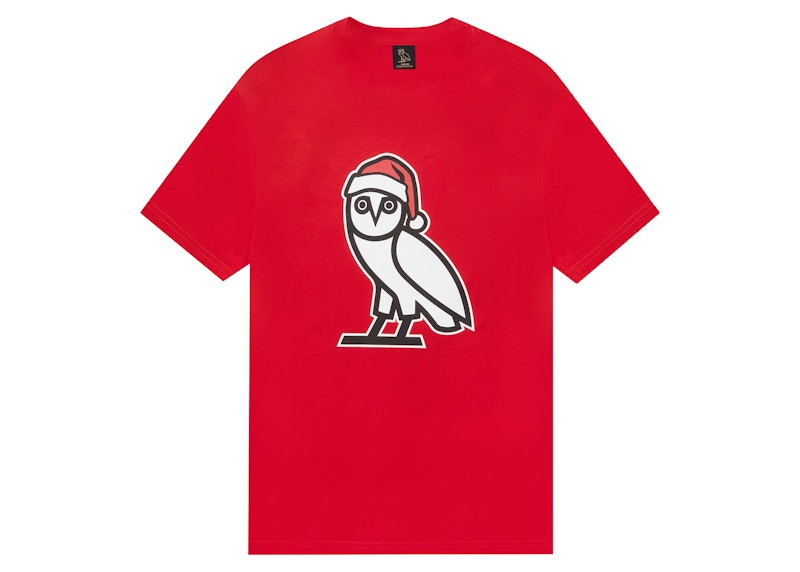 OVO Holiday Owl T-shirt Red