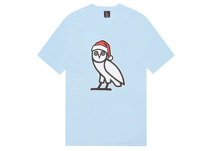OVO Holiday Owl T-shirt Sky Blue