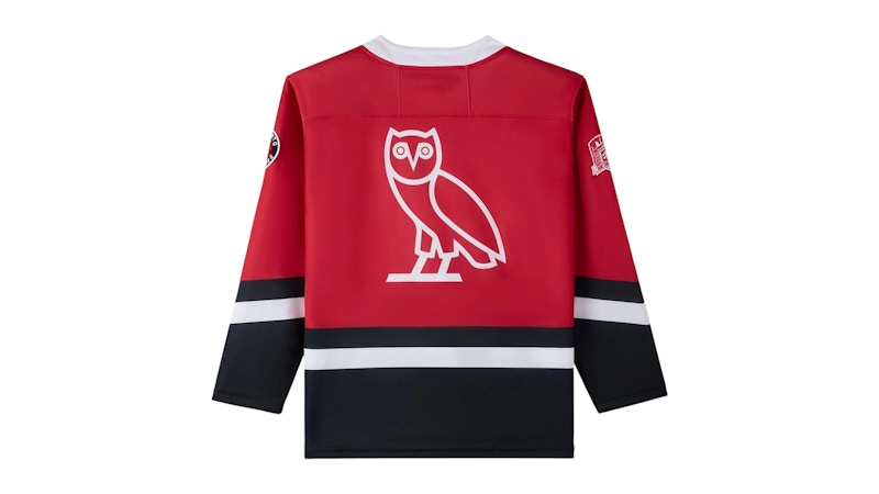 OVO Hometown Heroes Toronto Raptors Hockey Jersey Red