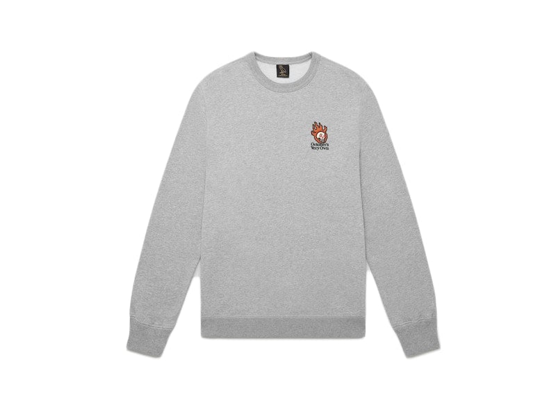 OVO Hot Skulls Crewneck Crewneck Heather Grey