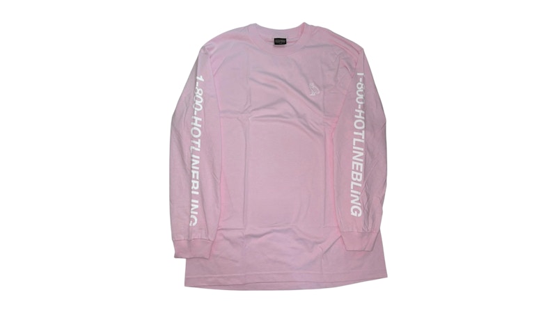 OVO Hotline Bling L/S T-Shirt Pink