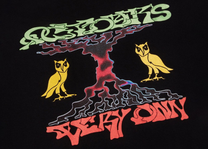 OVO Illusion Long Sleeve T-shirt Black