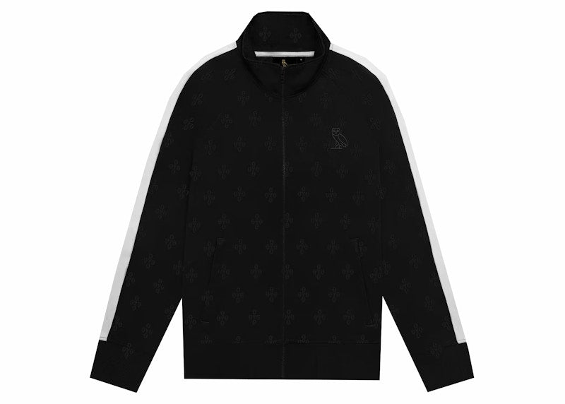 OVO Jacquard Pique Track Jacket Black