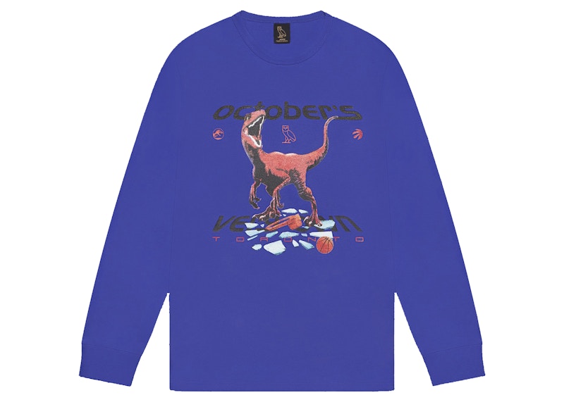 OVO Jurassic Park Longsleeve T-shirt Raptors Purple