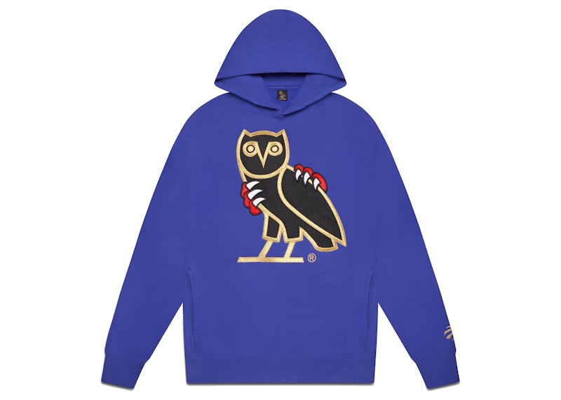 OVO Jurassic Park OG Owl Hoodie Raptors Purple