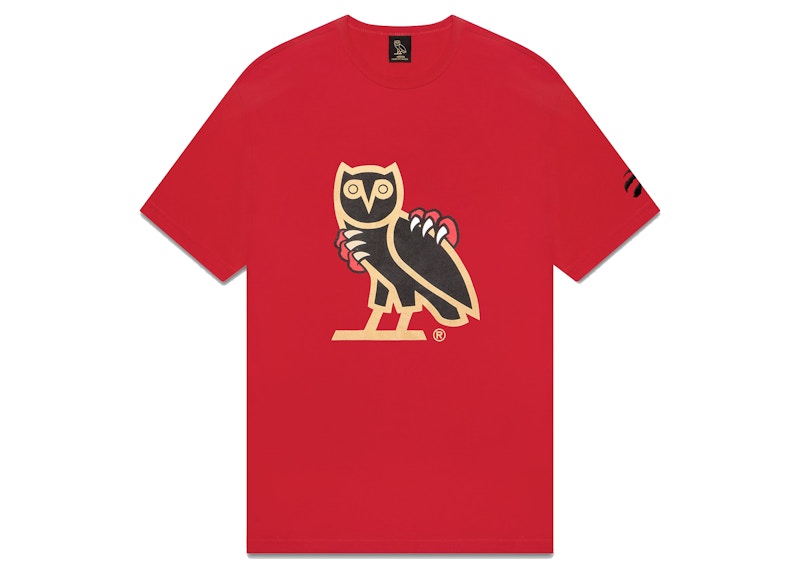 OVO Jurassic Park OG Owl T-shirt Red