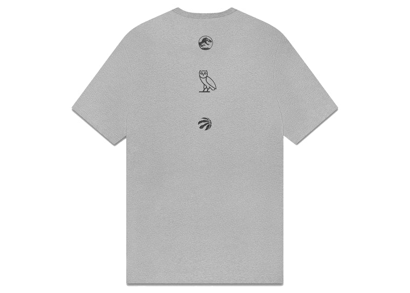 OVO Jurassic Park Runner T-shirt Heather Grey