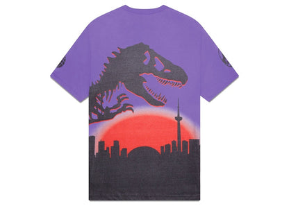 OVO Jurassic Park Skyline T-shirt Purple