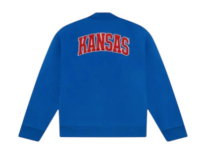 OVO Kansas Jayhawks Varsity Jacket Blue