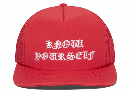 OVO Know Yourself Trucker Hat Red