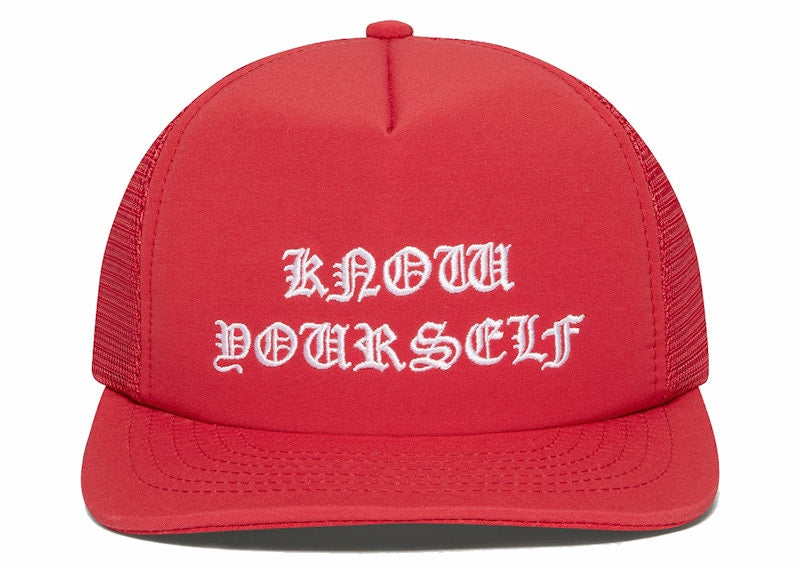 OVO Know Yourself Trucker Hat Red