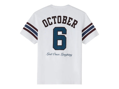 OVO Last Ones Laughing Football T-Shirt White