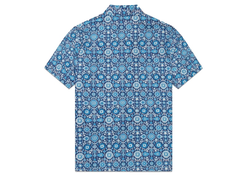 OVO Liberty Floral Camp Shirt Blue