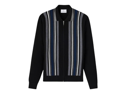 OVO Lightweight Merino Full-Zip Cardigan Black