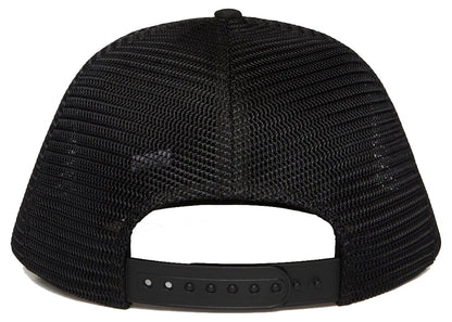 OVO Liquid Chrome Owl Trucker Hat Black