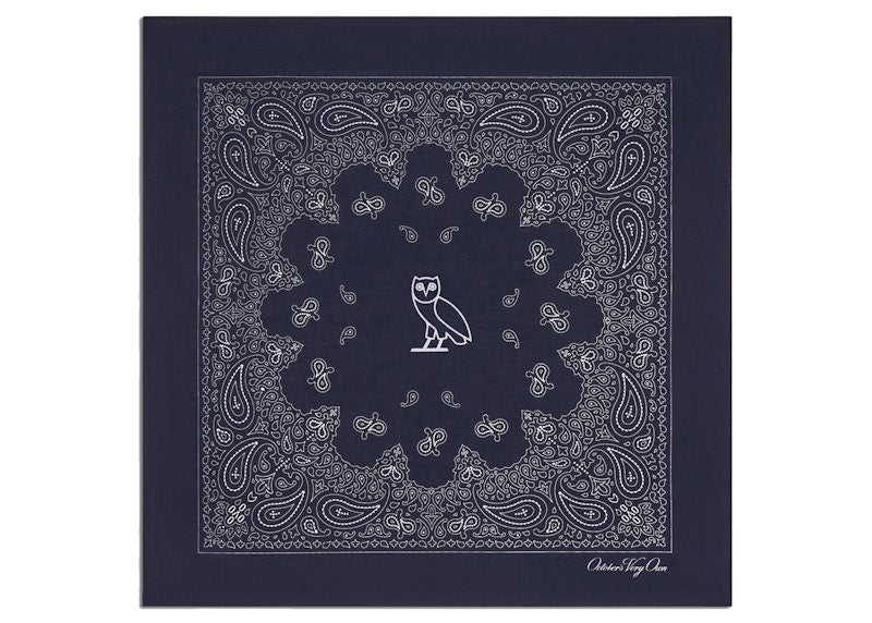 OVO Logo Bandana Navy
