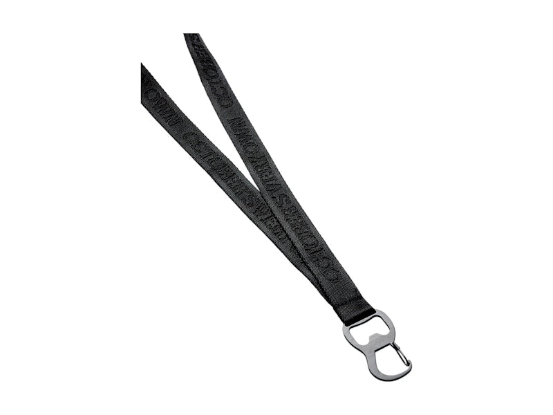 OVO Logo Lanyard Black