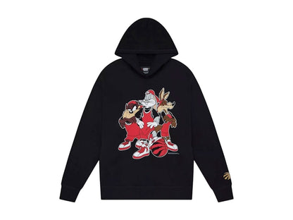 OVO Looney Tunes x Toronto Raptors 3 on 3 Basketball Hoodie Black