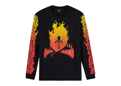 OVO Marvel Ghost Rider Long-Sleeve Tee Black