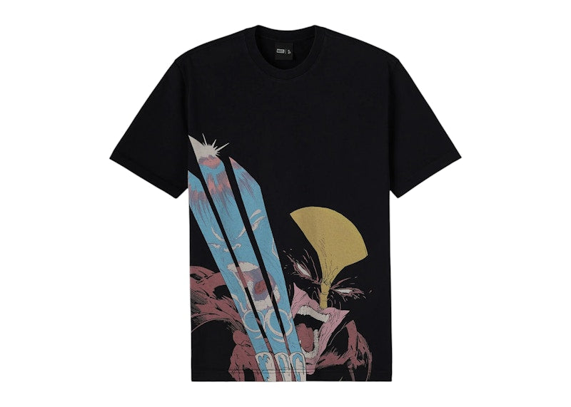 OVO Marvel Wolverine Masthead Tee Fade Out Black