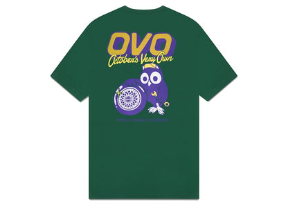 OVO Mechanic Owl T-shirt Evergreen