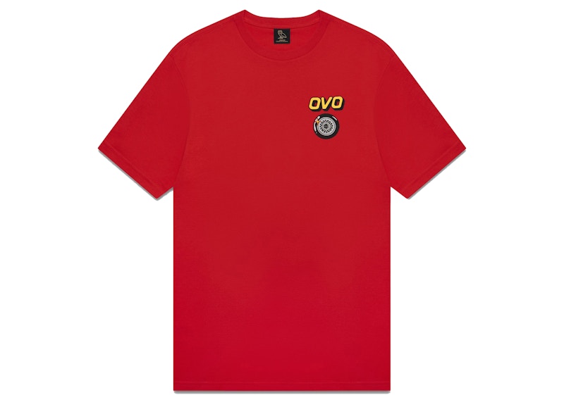 OVO Mechanic Owl T-shirt Red