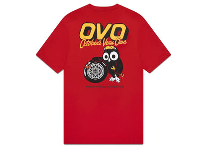 OVO Mechanic Owl T-shirt Red