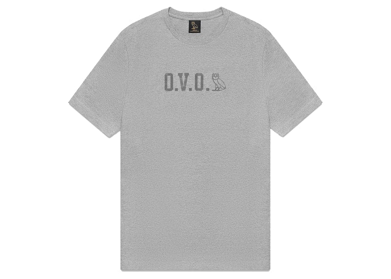 OVO Military Stencil T-shirt Heather Grey