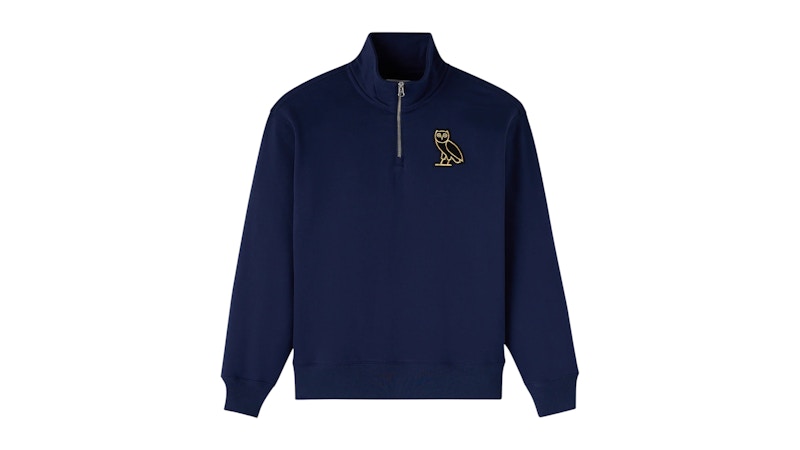 OVO Mini OG Quarter-Zip Mockneck Navy