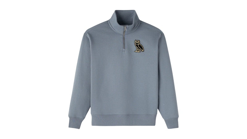 OVO Mini OG Quarter-Zip Mockneck Slate Blue
