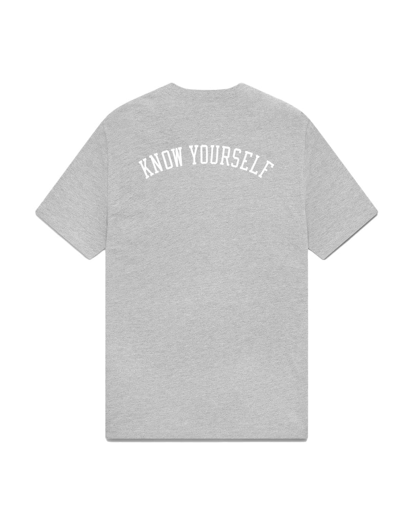 OVO Mitchell And Ness '95 Raptors OG Owl T-Shirt Heather Grey