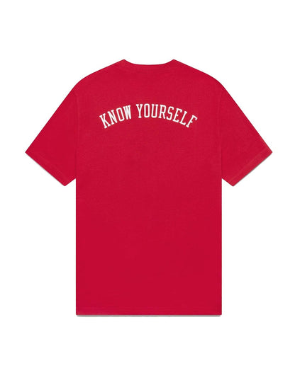 OVO Mitchell And Ness '95 Raptors OG Owl T-Shirt Red