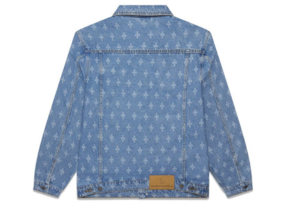 OVO Monogram Denim Trucket Jacket Washed Indigo