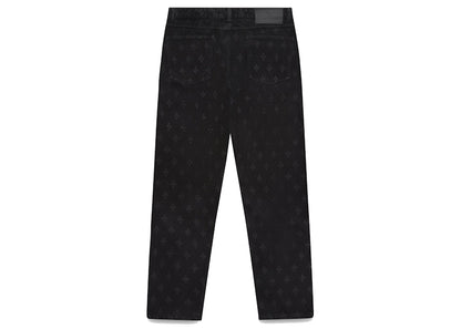 OVO Monogram Relaxed Fit Denim Washed Black
