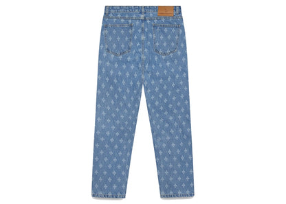 OVO Monogram Relaxed Fit Denim Washed Indigo