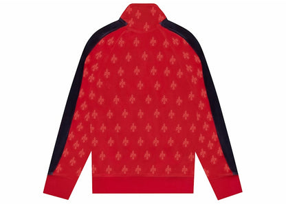 OVO Monogram Velour Track Jacket Red