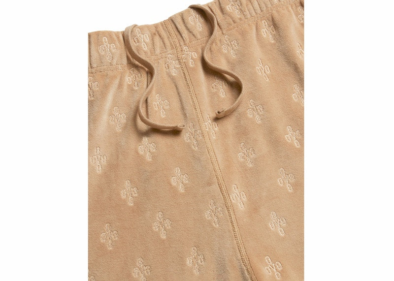 OVO Monogram Velour Track Pant Khaki