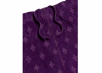 OVO Monogram Velour Track Pant Purple