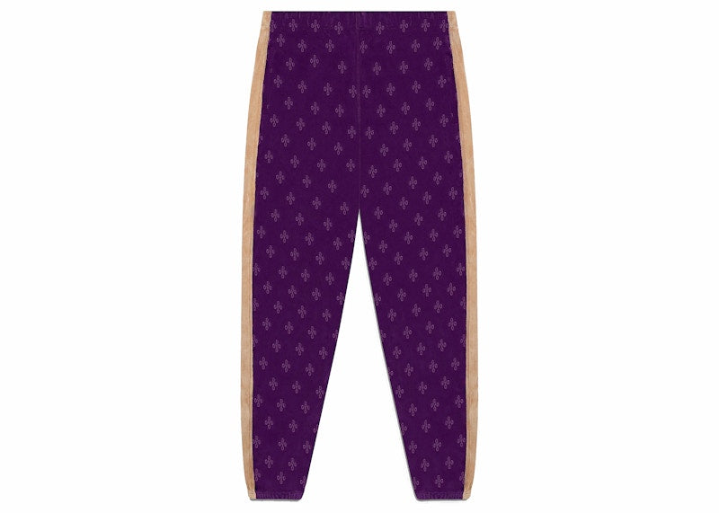 OVO Monogram Velour Track Pant Purple