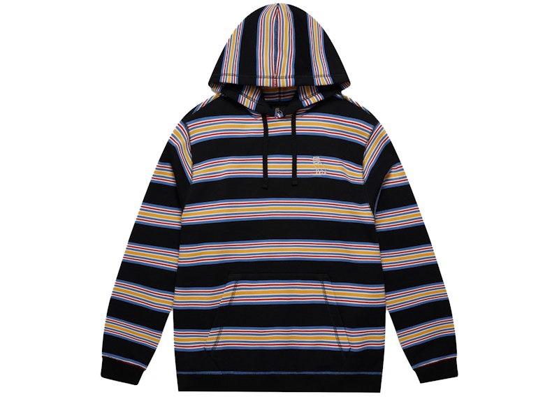OVO Multi-Stripe Hoodie Black
