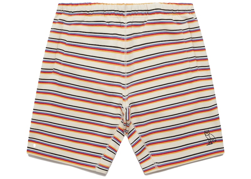 OVO Multi-Stripe Short Cream