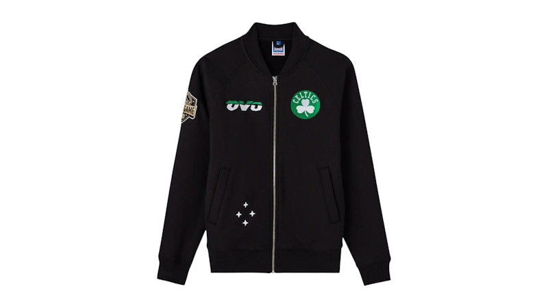 OVO NBA Boston Celtics Fleece Jacket Black