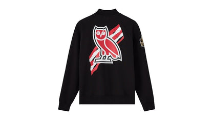 OVO NBA Chicago Bulls Fleece Jacket Black
