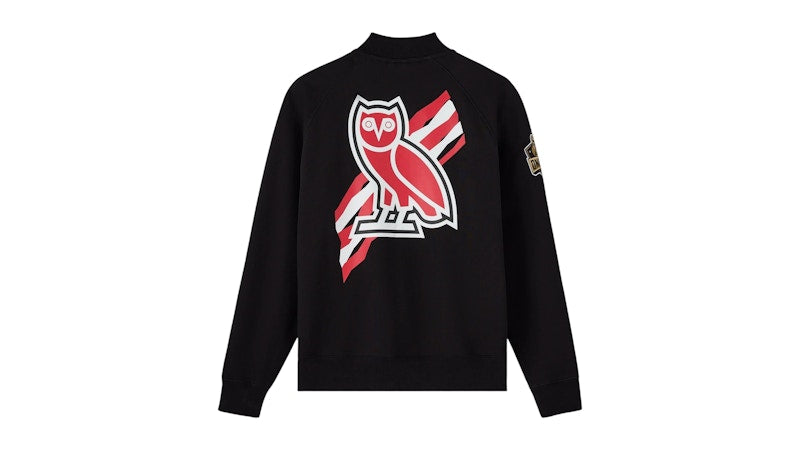 OVO NBA Chicago Bulls Fleece Jacket Black