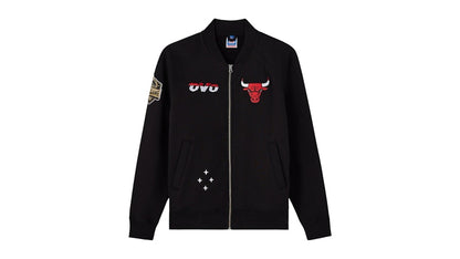 OVO NBA Chicago Bulls Fleece Jacket Black