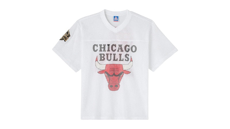 OVO NBA Chicago Bulls Mesh Jersey White